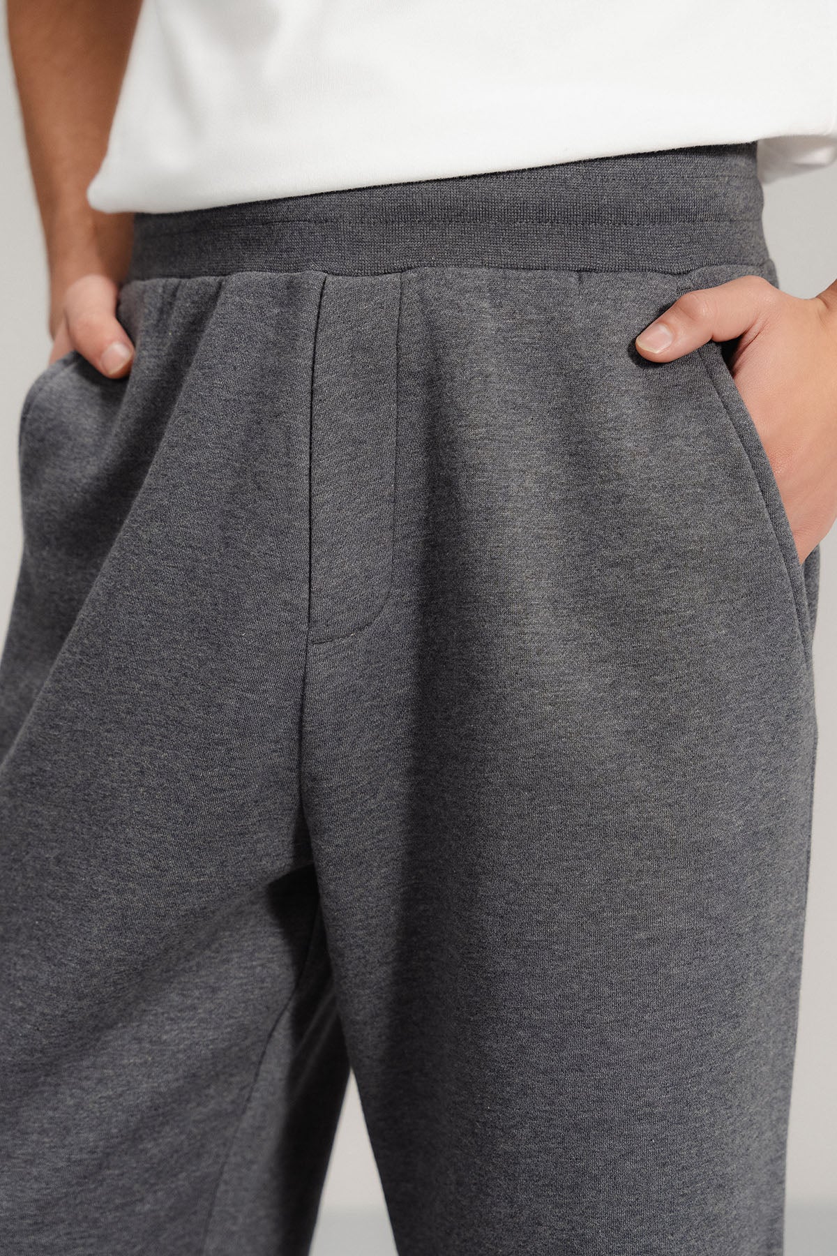 WIDE LEG PANT- PIMA FLEECE - Image 4