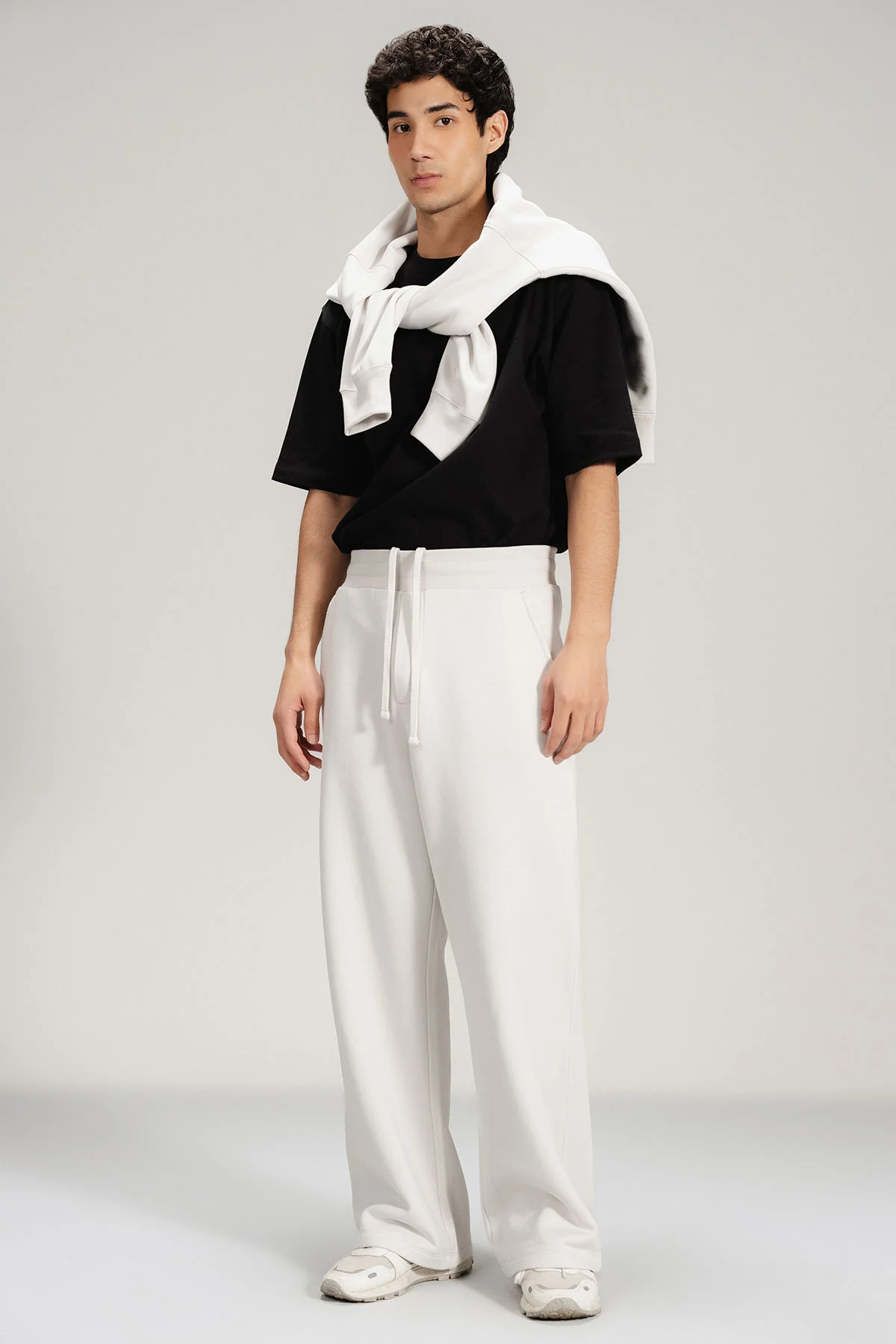 WIDE LEG PANT- PIMA FLEECE - Image 7