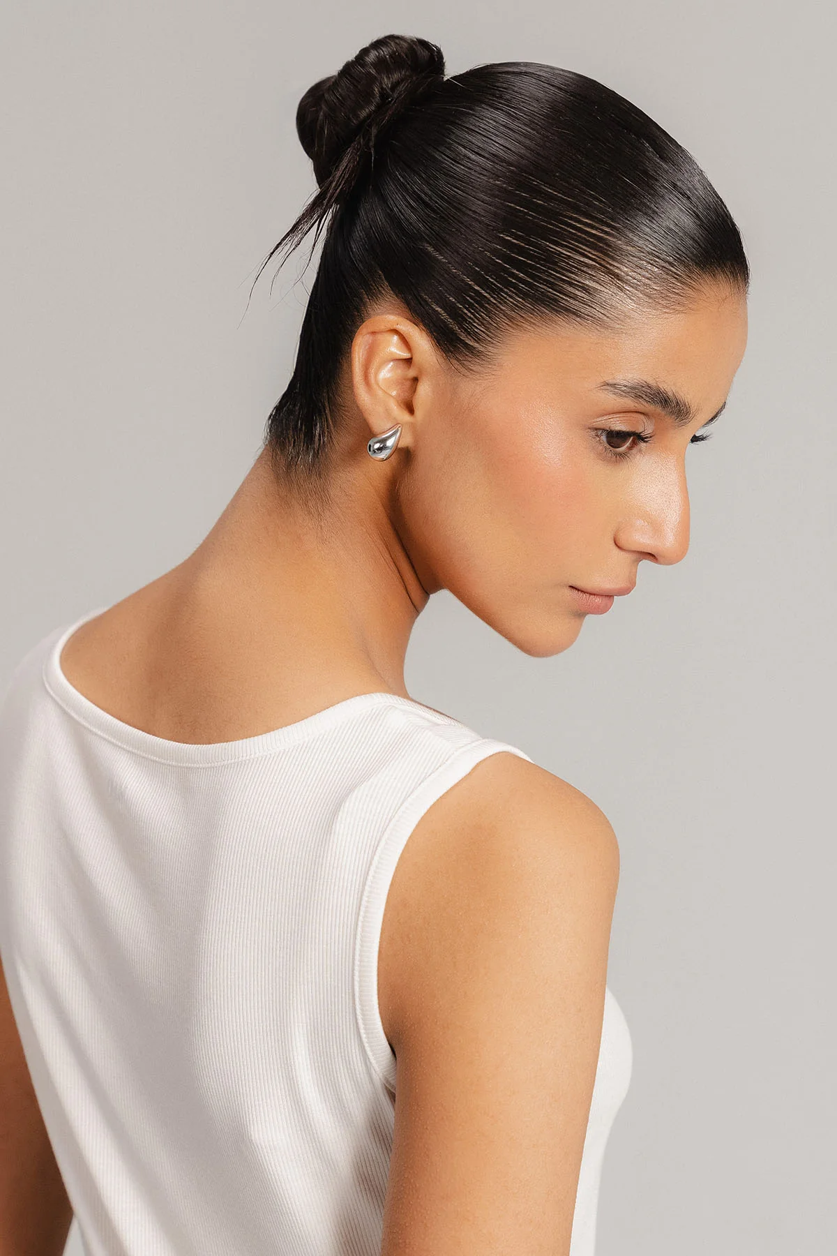 RIBBED ROUND NECK TANK TOP - Image 5