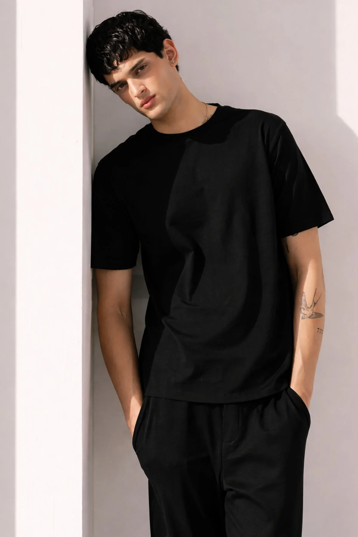 T-SHIRT CREW NECK SUPIMA COTTON - Image 3