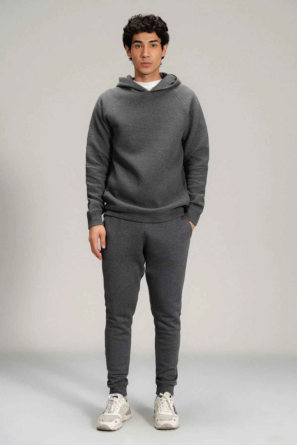 TEXTURED HOODIE - Image 4