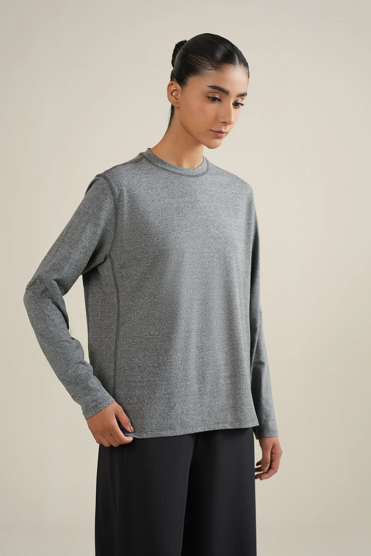 WOMEN TRAINING LONG SLEEVES CREW NECK - Image 3