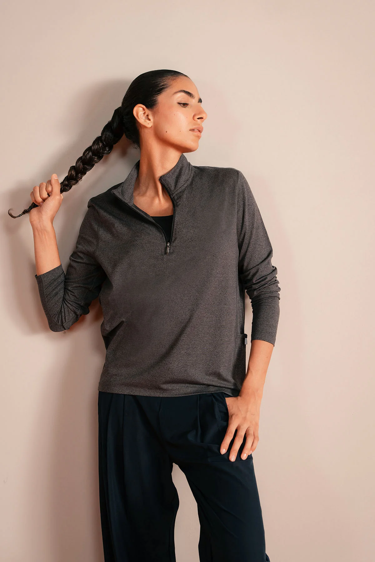 WOMEN TRAINING QUARTER ZIPPER - Image 2