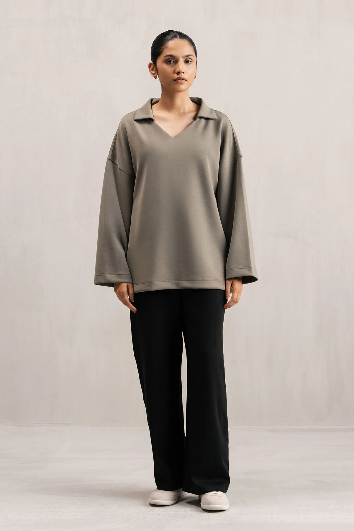 OPEN COLLAR MODAL POLO