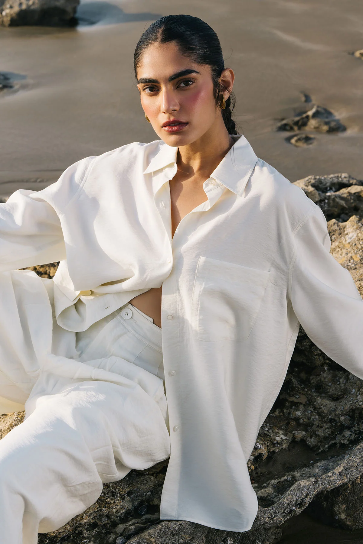 RELAXED PANTS - WRINKLED - Image 6