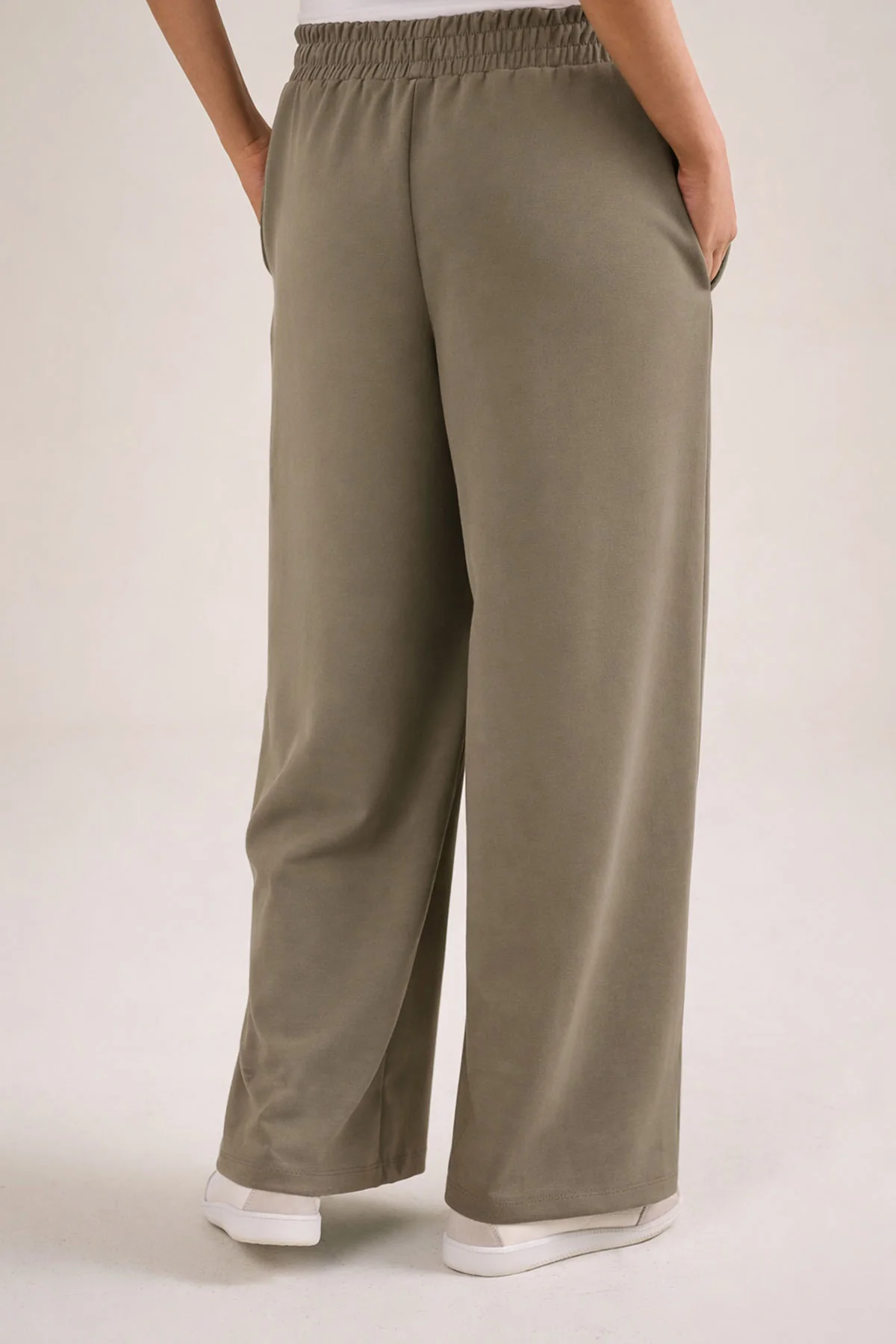 WIDE LEG RELAXED PANTS-SCUBA - Image 4