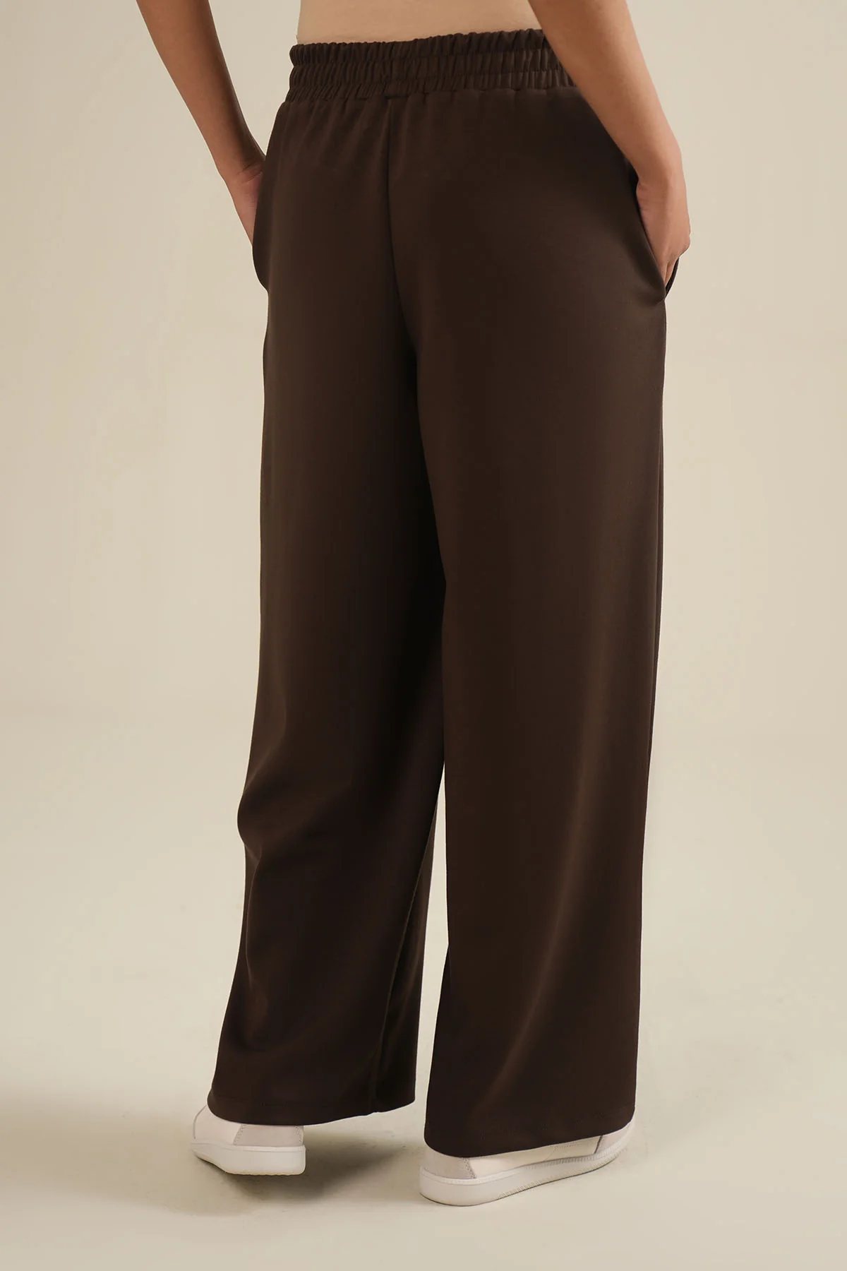 WIDE LEG RELAXED PANTS-SCUBA - Image 4