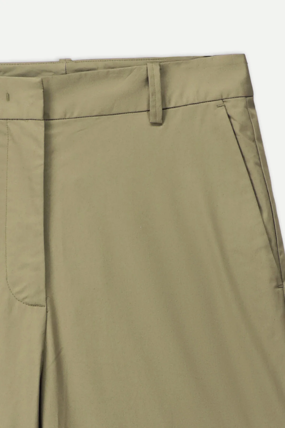 WIDE-LEG TWILL TROUSERS - Image 2