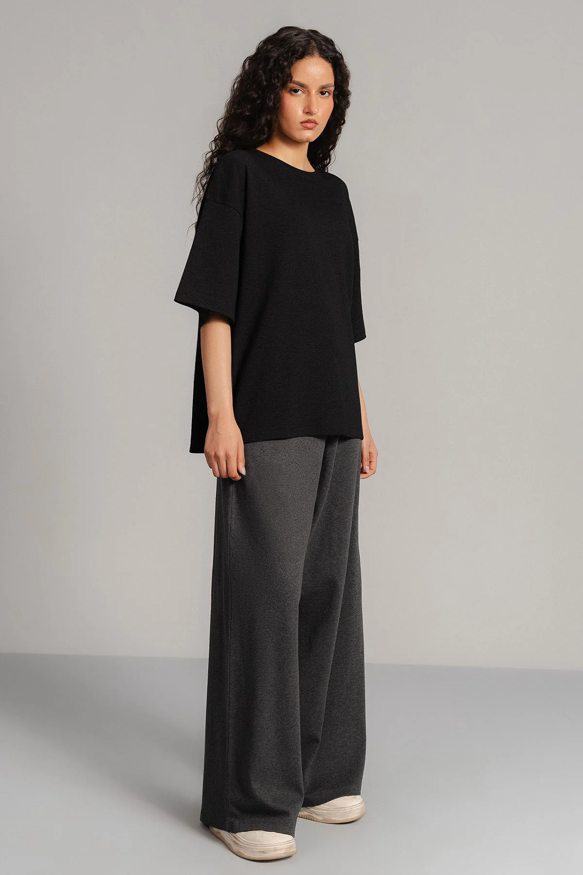 OVERSIZED - DOUBLE KNIT T-SHIRT LIGHT - Image 2