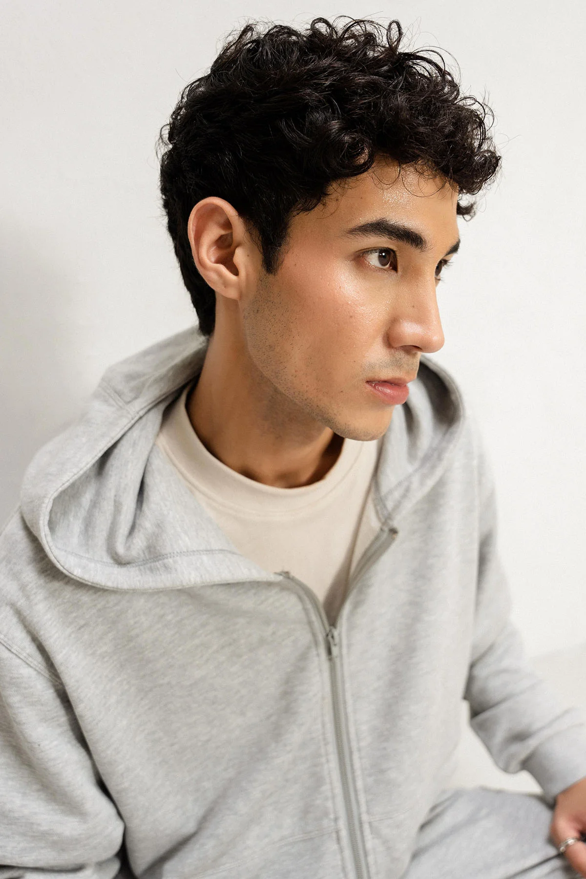 ZIP HOODIE JACKET - PIMA TERRY - Image 8