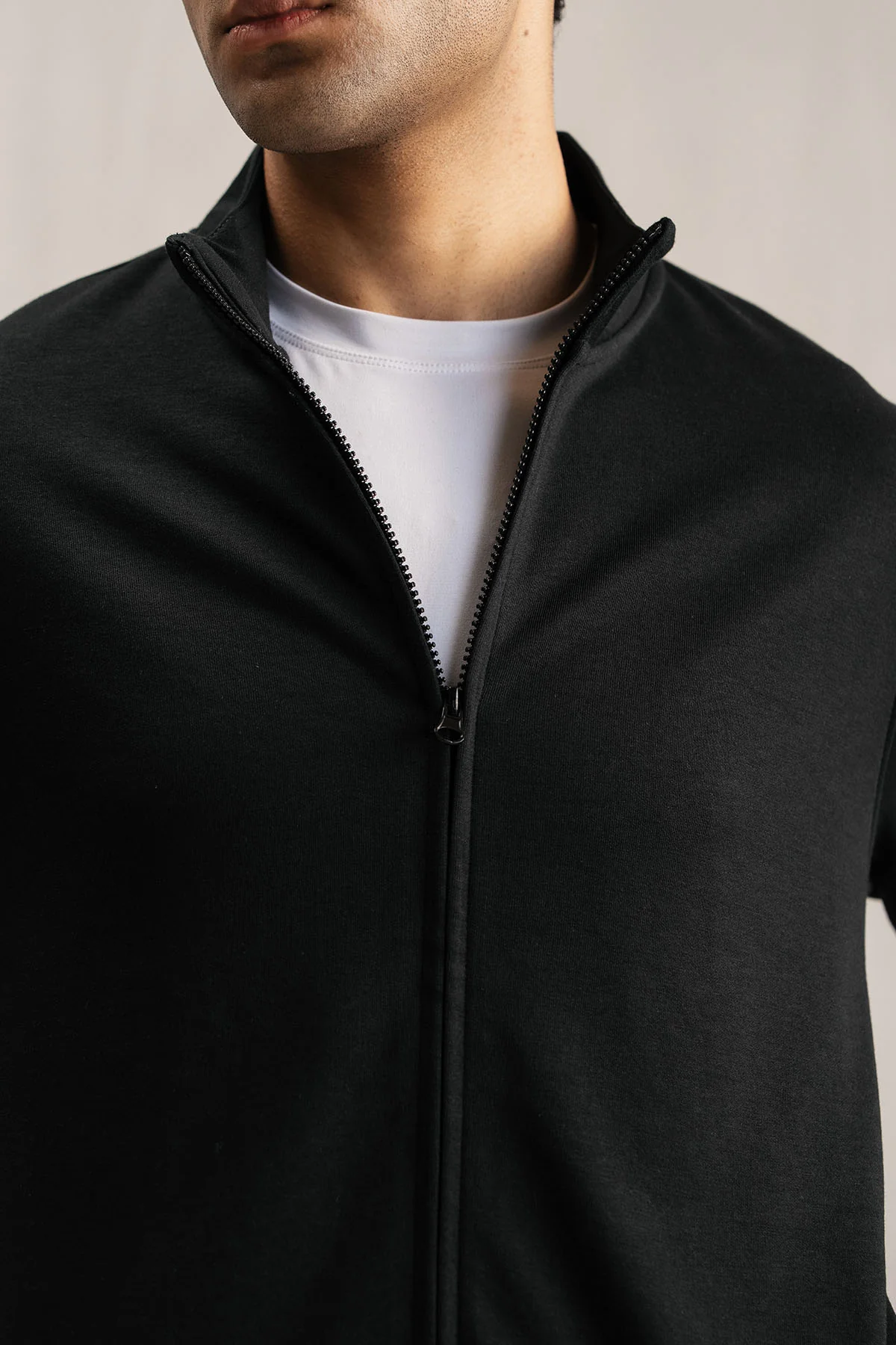 ZIPPER JACKET-DOUBLE KNIT - Image 2